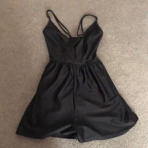 Black Urban Outfitters v-neck romper